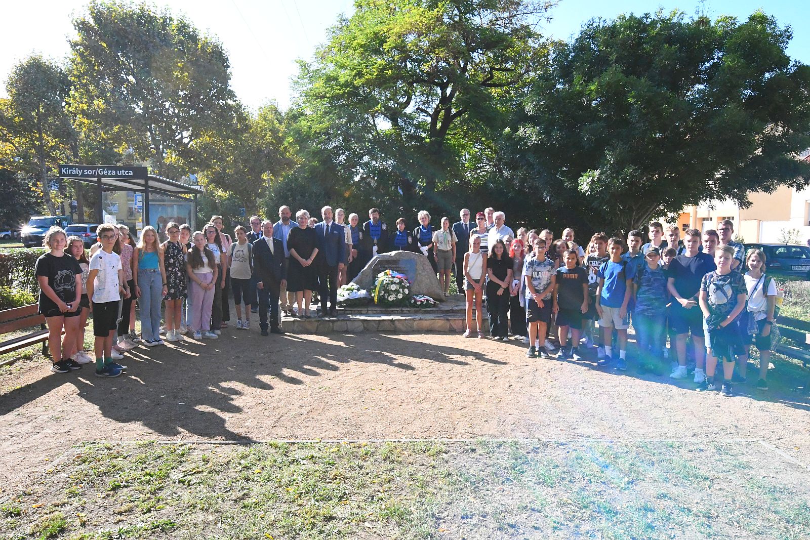 A hősi halált halt fehérvári katonákra emlékeztek a Gyergyó Emlékparkban